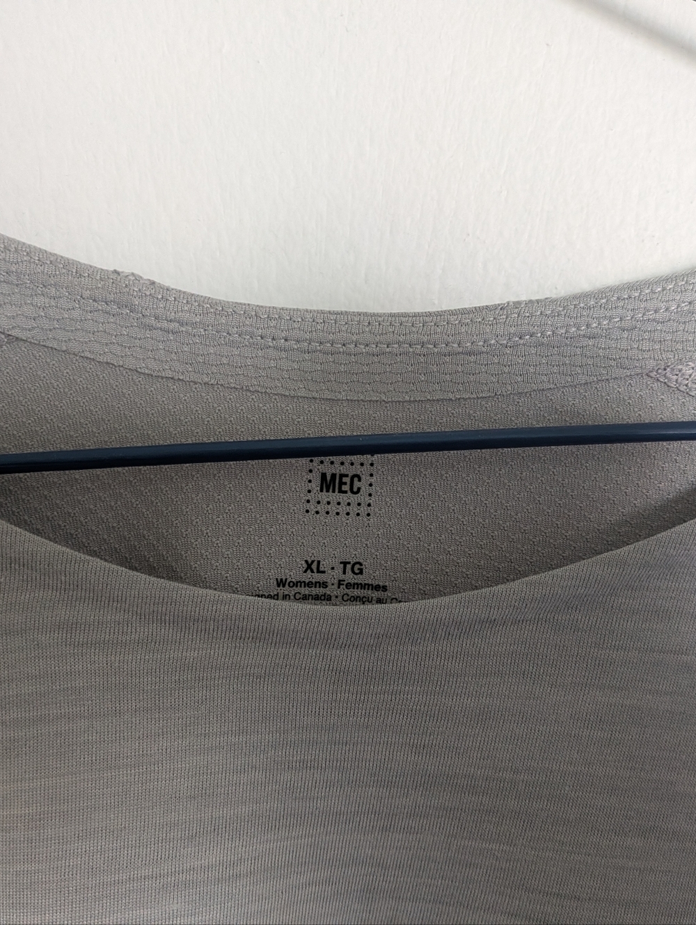 MEC Merino Wool Blend Running Base Layer L/S Top Shirt Women's XL - Picture 4 of 8
